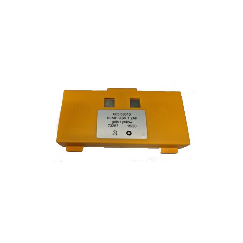 Batterie jaune Hetronic 9,6V 1,2ah 68303010