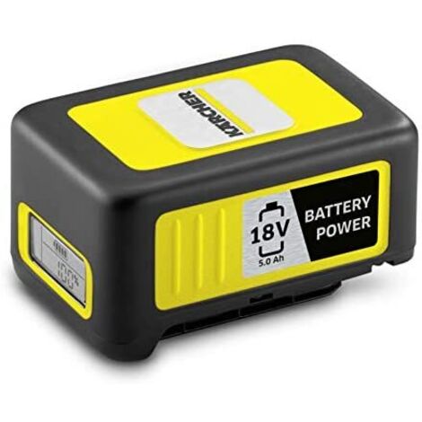 Batterie KARCHER Power 18V / 5 Ah - écran LCD - grips antidérapants