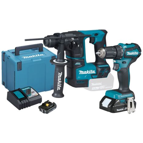 Pack 2 outils MAKITA CLX224SMJ (DF333D + TD110D) 12V (2 x 4,0 Ah