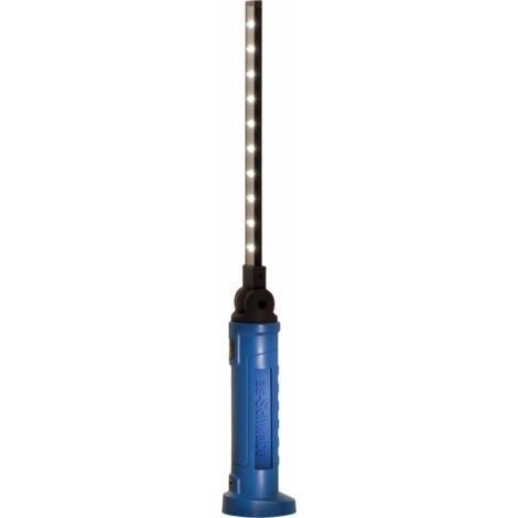 Batterie lampe baladeuse Evo 2, lampe d'inspection, 3 W, 10 Plus 3 LED, bleu, as – Schwabe 42807
