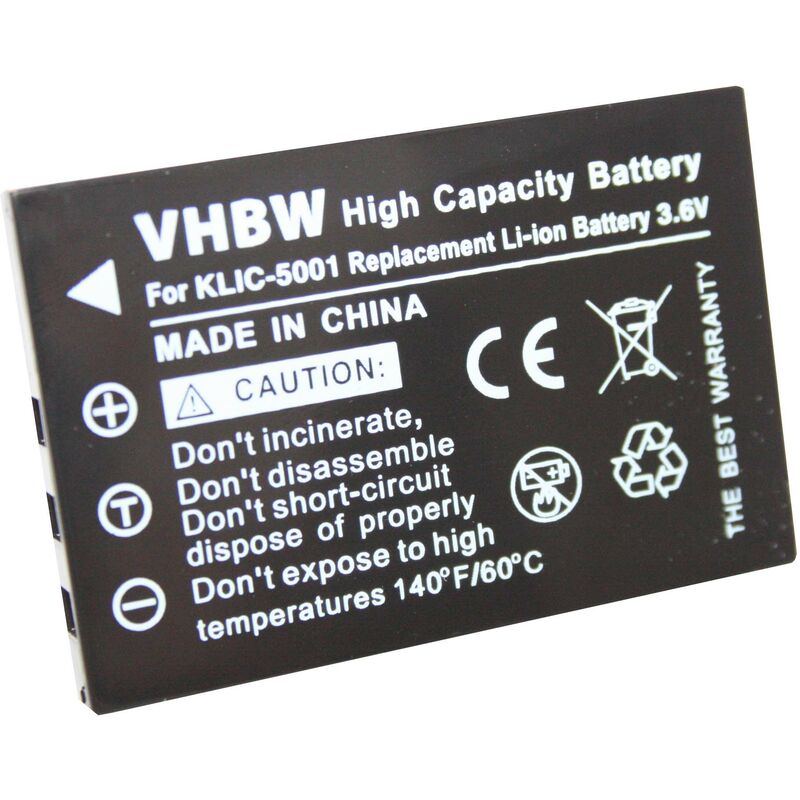 Batterie li-ion 1600mAh (3.6V) noir, pour icom IC-E7, IC-P7, IC-P7A. Remplace BP-243