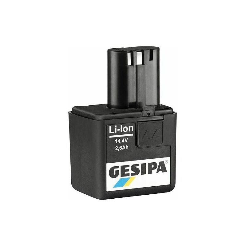 Gesipa - Batterie de rechange 14,4V, 2,6 Ah Li-Ion, convient pour batterie Bird et Fire