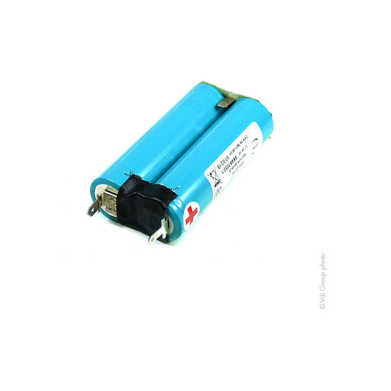 Batterie Li-Ion 2x 18650 2S1P ST1 7.4V 2.5Ah fast - NX