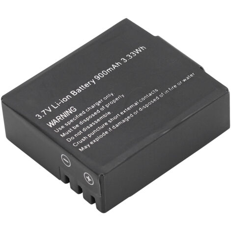 Batterie Li-ion 3,7 V 900 mAh d'origine pour caméras sport SJCAM SJ4000, SJ5000 et M10