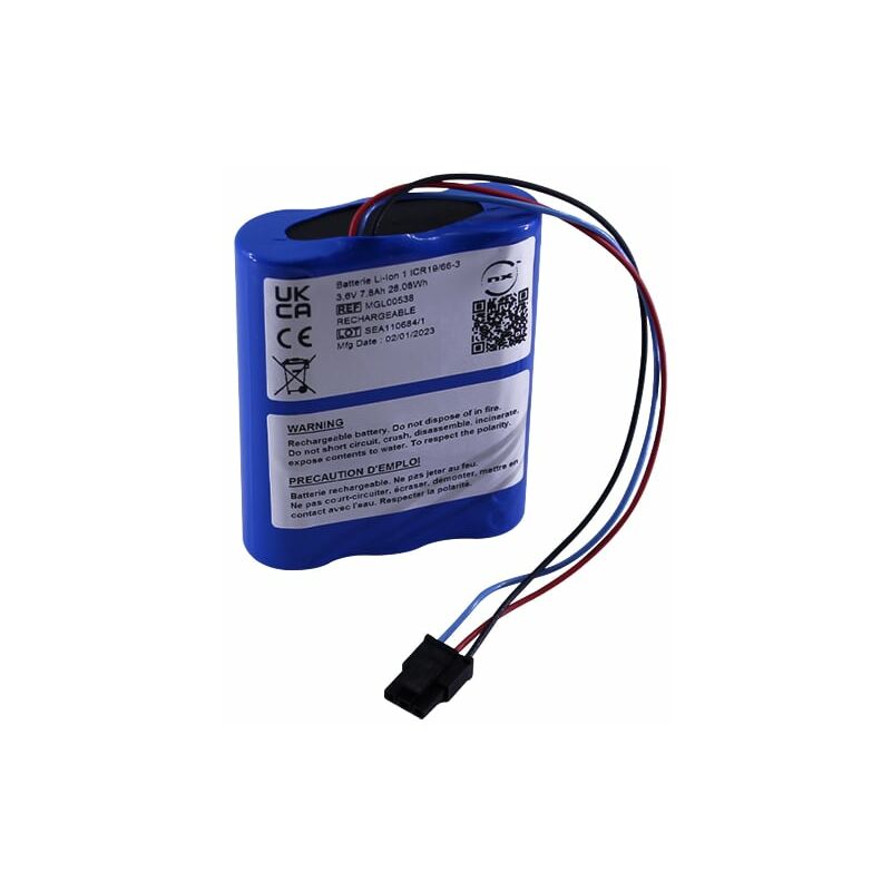 Nx ™ - NX - Batterie Li-Ion 3x 18650 26J 1S3P ST1 3.6V 7.8Ah Molex