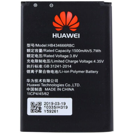 Batterie Li-ion Cell Phone POUR Huawei HB434666RBC 1500mAh PocketCube H3G Modem Router Tre