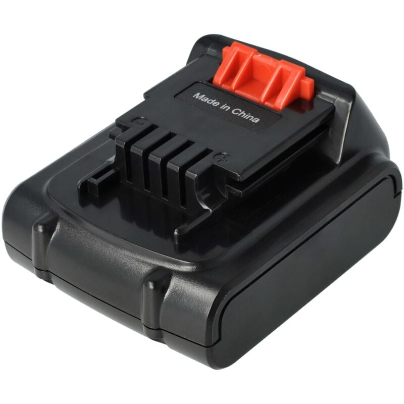 Batterie Li-ion vhbw 2000mAh pour outils Black & Decker EPL148, LDX116, LDX116C, LDX120C, LDX120SB. Remplace: Black & Decker BL1114, BL1314, BL1514