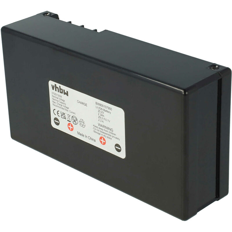 Vhbw - Batterie compatible avec Alpina 124563, ar 1 500, AR2 1200, AR2 600 robot tondeuse (2300mAh, 25,2V, Li-ion)