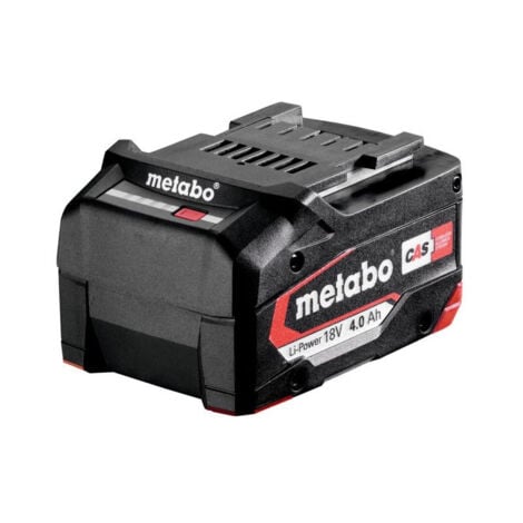 Batterie Li-Power 18V 4,0 Ah avec indicateur de charge - METABO 625027000