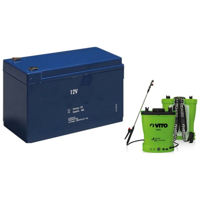 Vito - Batterie lithium 12V - 6A pour Pulvérisateur 16L