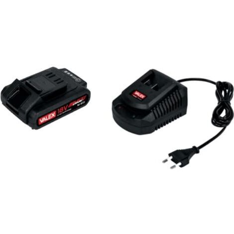 Perceuse-visseuse au lithium 18V – Batterie 1,5-2,0Ah – Performances optimales pour perceuses sans fil – Chargeur inclus – Valex