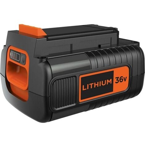 AUTRES Batterie Lithium 36V 2Ah, Compatible avec Tous Les Outils 36V BLACK+DECKER, Sans Effet Mémoire, Faible Autodécharge, Pratique, Compacte et Polyvalente