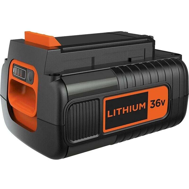 Batterie Lithium 36V 2Ah, Compatible avec Tous Les Outils 36V BLACK+DECKER, Sans Effet Mémoire, Faible Autodécharge, Pratique, Compacte et Polyvalente