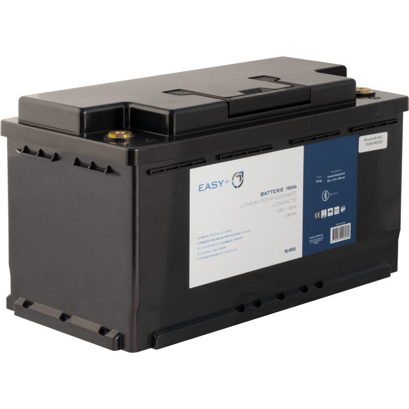 Batterie Lithium BLUETOOTH 100Ah EASY + - Easy +