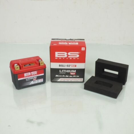 Batterie Lithium BS Battery pour Auto BSLI-02 MAX / 12V 3Ah 36Wh