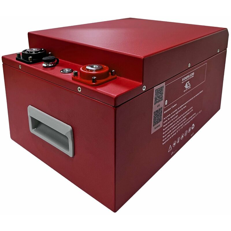 EZA - Batterie Lithium spécial camping-car energ-e Capacité (a) - 200, Dimension (mm) - 372.5 x 260 x 195