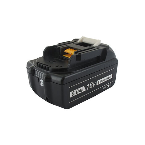 Batterie Lithium/ion 18v - 5,0a Adaptable Outillage électroportatif Makita. Remplace Origine Bl1850b, Bl1840b, Bl1830, Bl 1830b,