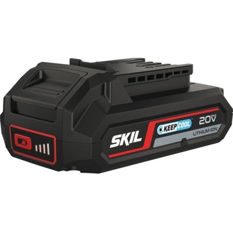 Batterie Li-ion 20V 2,5Ah – Technologie Keep Cool – Autonomie 25 % supérieure – Indicateur de charge – Compatible Energy 20V Max – Skil