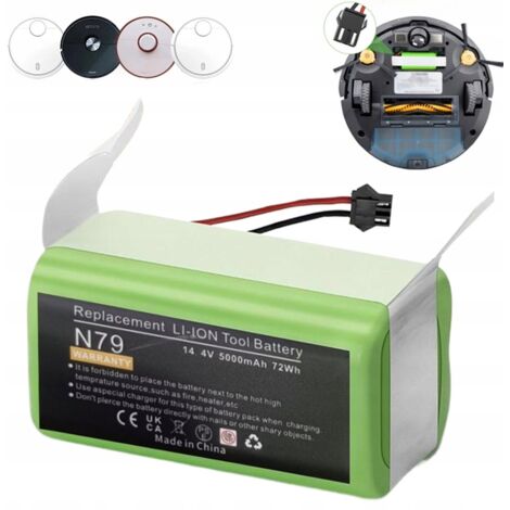 Batterie lithium-ion pour aspirateur robot 14,4 V 5000 mAh - Batterie de remplacement