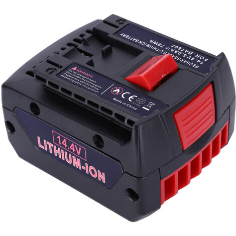 Batterie Lithium-Ion Rechargeable 14.4V 5000mAh pour Perceuse Visseuse Sans Fil Bosch