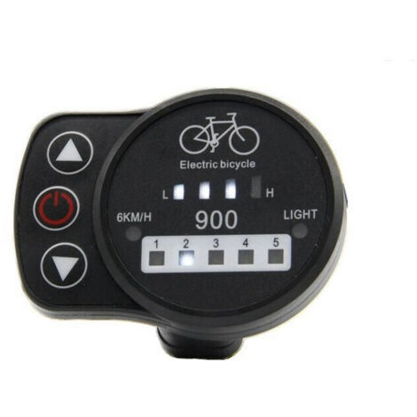 Batterie lithium modifiée pour VTT 36V/48V avec connecteur 3 broches étanche pour compteur KT-LED900
