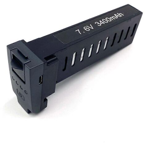 Batterie lithium-polymère rechargeable 7,6 V 3400 mAh haute capacité pour drone SG906 Pro 2/SG906 Max
