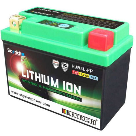 Batterie Lithium Skyrich pour Moto Suzuki 125 GT 1974 YB5L-B /