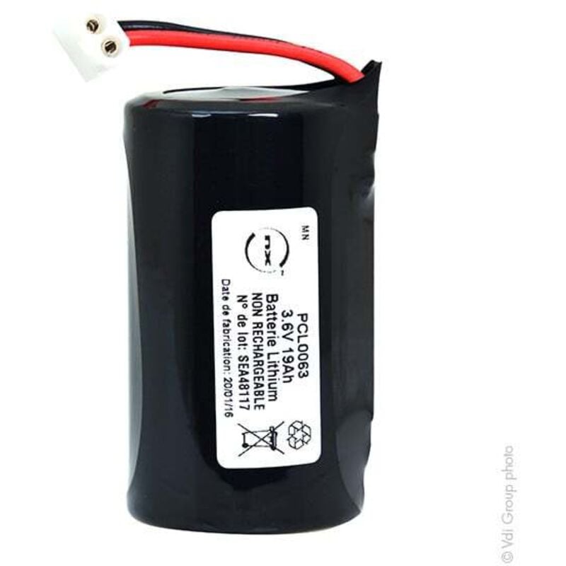 Batterie lithium SL-2780 d 3.6V 19Ah Molex - Tadiran