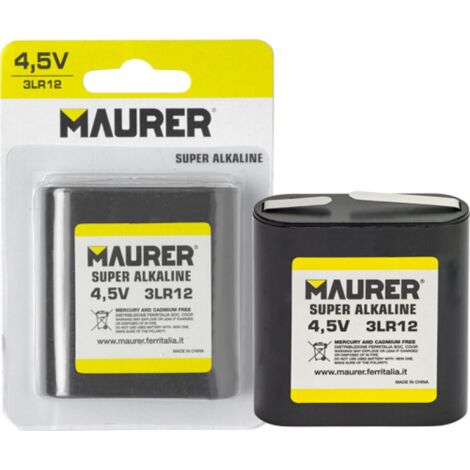 BATTERIE MAURER ALKALINE PIATTA BL.1PZ.