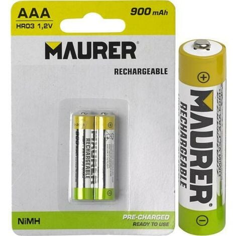 Batterie Ricaricabili NiMH 3xAAA HR3 800 mAh 3.6V a Saldare