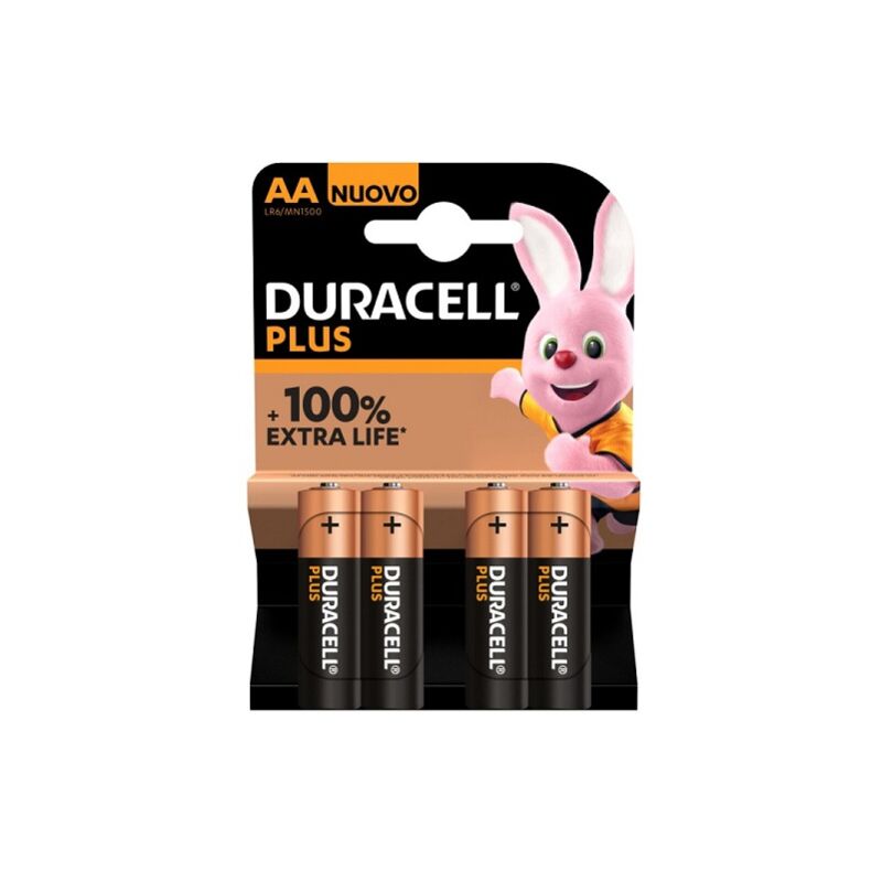 Image of Batterie Ministilo 1,5 Volt Alkaline Plus AAA Blister 4 Duracell MN2400
