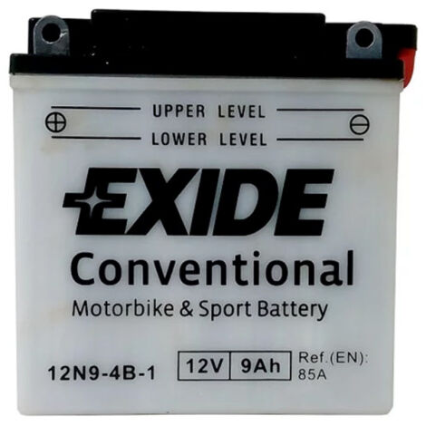 Batterie moto Exide 12N9-4B-1 12v 9ah 85A