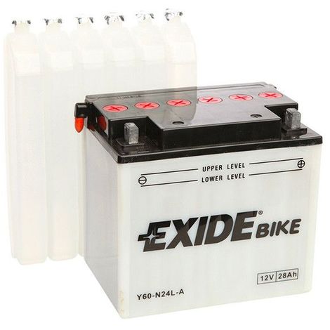 Batterie moto Exide E60-N24L-A Y60-N24L-A 12v 28ah 300A