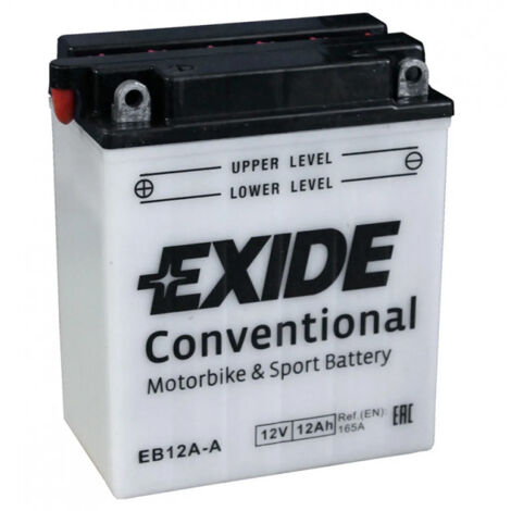 Batterie moto Exide EB12A-A YB12A-A 12v 12ah 165A