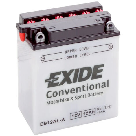 Batterie moto Exide EB12AL-A YB12AL-A 12v 12ah 165A