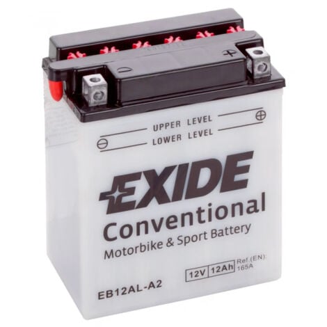 Batterie moto Exide EB12AL-A2 YB12AL-A2 12v 12ah 165A