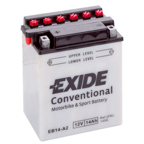Batterie moto Exide EB14-A2 YB14-A2 12v 14ah 145A