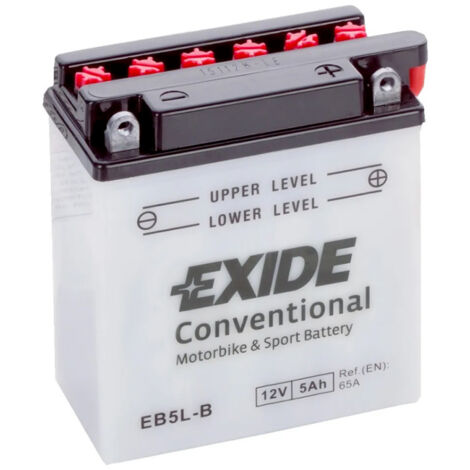 Batterie moto Exide EB5L-B YB5L-B 12v 5ah 65A