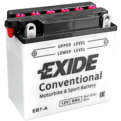 Batterie moto Exide EB7-A YB7-A 12v 8ah 85A