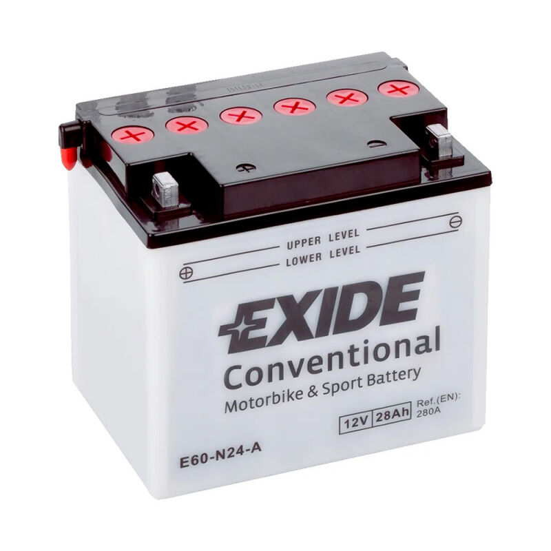 Batterie moto E60-N24-A Y60-N24-A 12v 28ah 300A - Exide