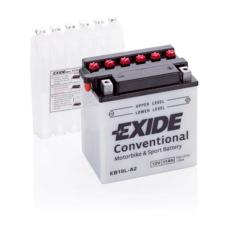 Exide - Batterie moto EB10L-A2 YB10L-A2 12v 11ah 160A
