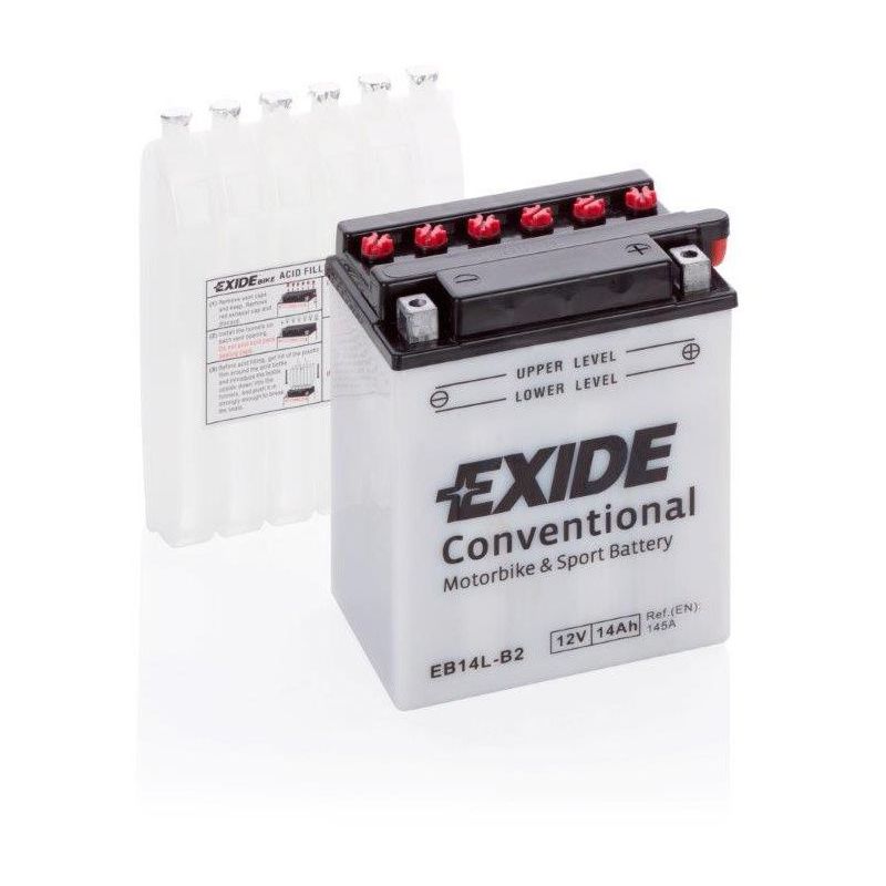 Batterie moto Exide EB14L-B2 YB14L-B2 12v 14ah 145A