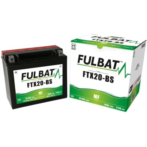 Batterie moto FULBAT FTX20-BS - GEL - 12V - 18.9Ah