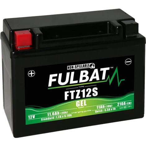 Batterie moto FULBAT FTZ12S - GEL - 12V - 11.6Ah