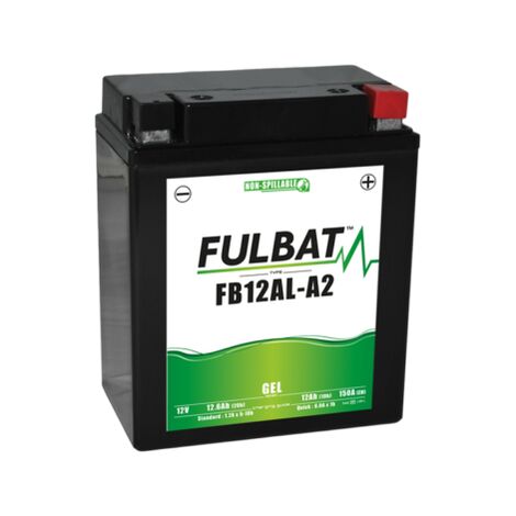 Batterie moto GEL FB12AL-A2 GEL /YB12AL-A2 FULBAT SLA Etanche 12.6AH 150AMPS