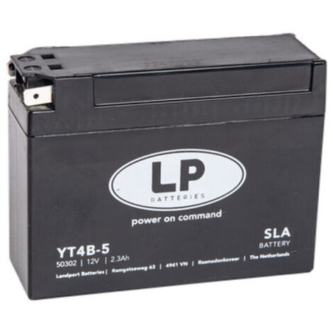 Batterie moto Landport AGM YT4B-5 YT4B-BS SLA 12v 2.3ah 40A