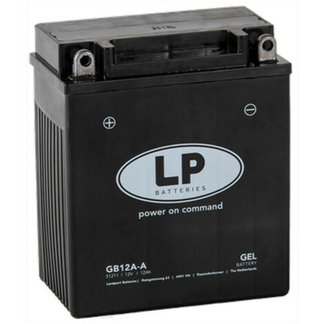 Batterie moto Landport LP GEL GB12A-A YB12A-A 12v 12ah 120A