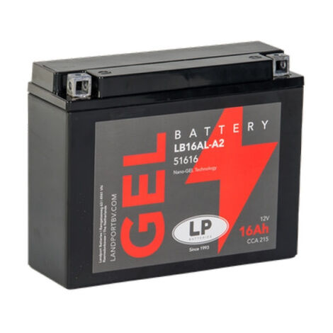 Batterie moto Landport LP GEL GB16AL-A2 YB16AL-A2 12v 16ah 215A