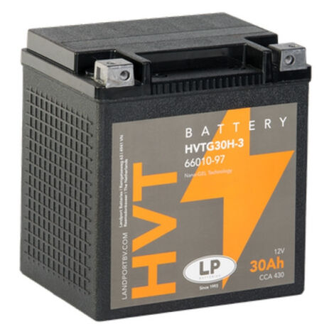 Batterie moto Landport LP GEL HVT GHD30H-3 YIX30L-BS 12v 30ah 430A