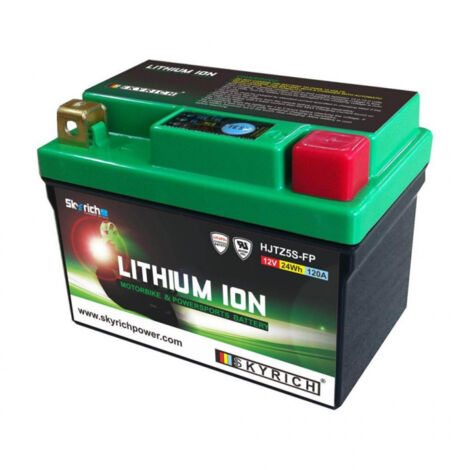 Batterie moto lithium 12.8V 2Ah – HJTZ5SFP – Puissance de démarrage 120A – Dimensions 113x70x85mm – Pour motos légères – Skyrich - YTZ5S